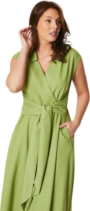 Actual product image Principles Womens/Ladies Belted Linen Blend Midi Dress (38 D)