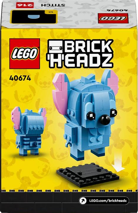 Immagine prodotto LEGO Stitch (40674, LEGO Brickheadz)