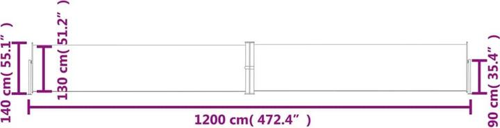 Produktbild VidaXL Khrstina (12 m)