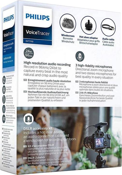 Actual product image Philips Digital Voice Tracer DVT7110 (8 GB)