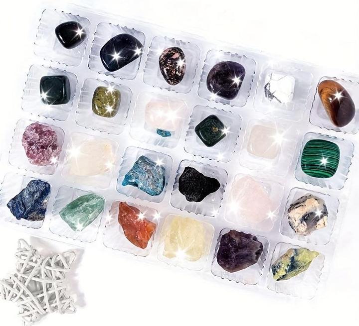 Produktbild Activity Board Weihnachten Adventskalender Mysterious Crystal Gem 24 Tage Weihnachten Countdown Kalender Geschenk