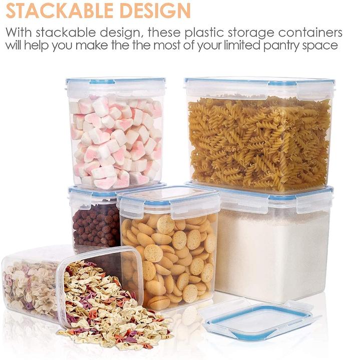 Produktbild Vtopmart Vorratsdosen Set (6 Stk, Blau)