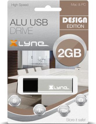 Actual product image Xlyne aluminium (2 GB, USB 2.0)