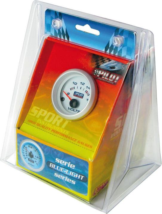 Actual product image Lampa Instrument Voltmeter - 52 mm - Blue
