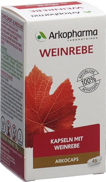 Produktbild Arkopharma Arkocaps Bio Weinrebe Kapseln (45 Stück, Kapseln, 42 g)