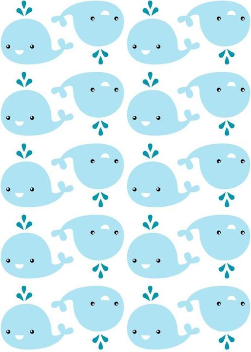 Image du produit Trenddeko Kit baleine bébé (30 x 42 cm)