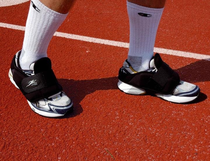 Actual product image Ironwear Shoe weight cuffs (2 x 0.7 kg)