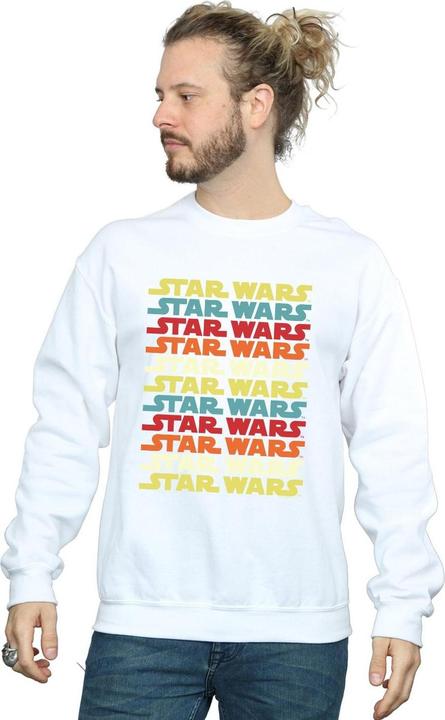Immagine prodotto Star Wars Retro Repeat Logo Felpa Uomo (XXL)