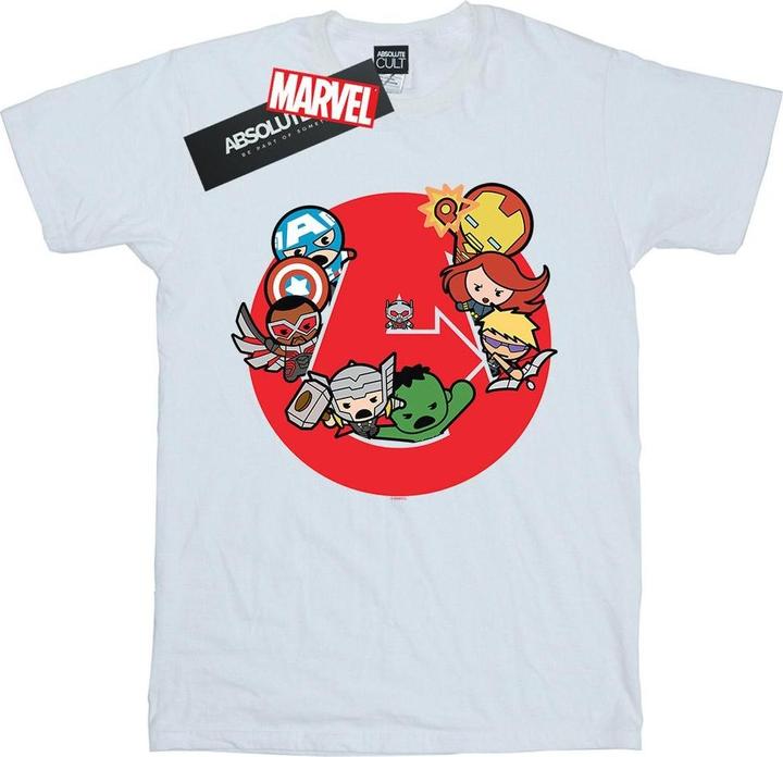 Immagine prodotto Kawaii Avengers Ready Steady War Maglietta Ampia Donna (XL)