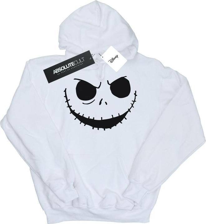 Immagine prodotto Disney Nightmare Before Christmas Jack's Face Bold Felpa con Cappuccio Ragazze (152, 158)