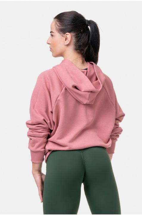 Produktbild Nebbia Iconic Hero Sweatshirt with a hoodie 581 old rose (L)