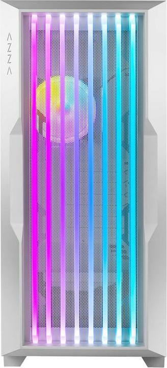 Produktbild Azza Guardian 520WG GAMING Miditower Weiss RGB Glassgitter retail (mATX, ITX, ATX)