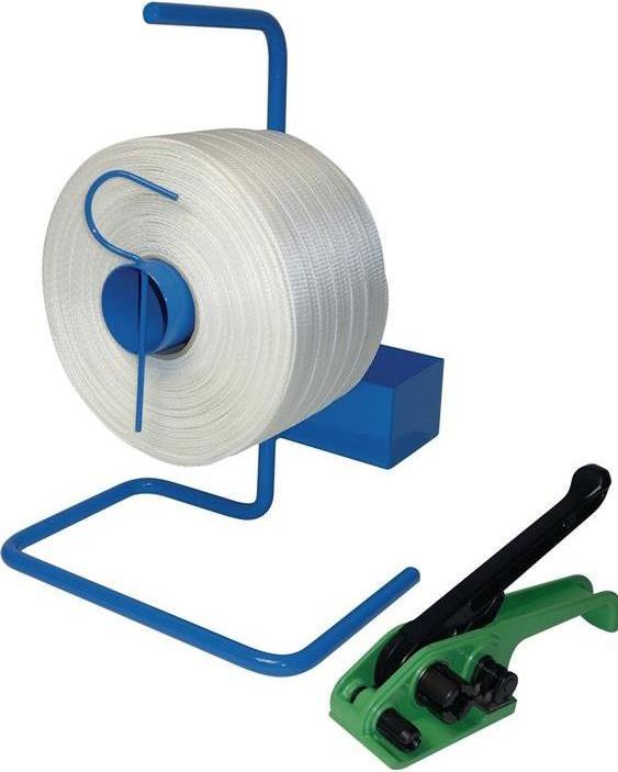 Immagine prodotto Banholzer & Wenz Set di reggette reggetta l.500m reggetta l.19mm l.dispenser portatile (500 m)