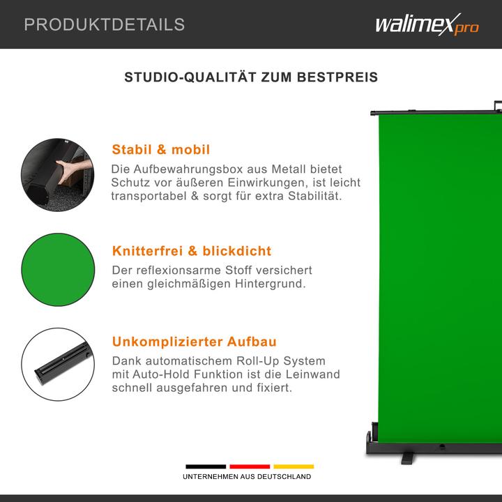 Immagine prodotto Walimex pro Pannello avvolgibile (155 cm, 200 cm)