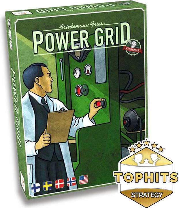 Produktbild Lautapelit Power Grid (Englisch, Dänisch, Norwegisch, Finnisch, Schwedisch)