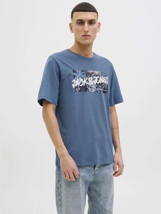 Actual product image Jack & Jones Jjhawaii Shape Tee Ss Crew Neck Ln (S)