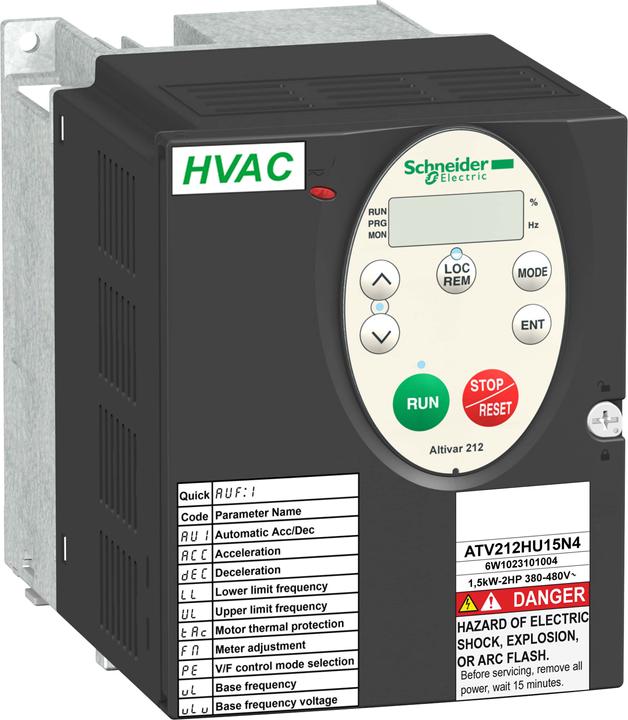 Schneider Electric ATV212 Inverter 11KW 480V 3PH EMC IP21