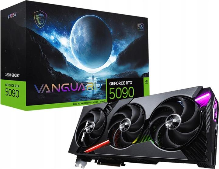 Actual product image MSI GeForce RTX 5090 32G VANGUARD SOC (32 GB)