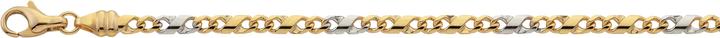 Produktbild Bijou Classic Collier 8er-Kette poliert 55 cm (Gold)