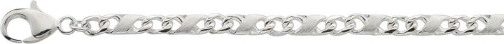 Bijou Classic Collier 8er-Kette poliert/sattiniert 50 cm (Silber)