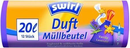 Actual product image Swirl Perfumed garbage bags (12 x, 20 l)