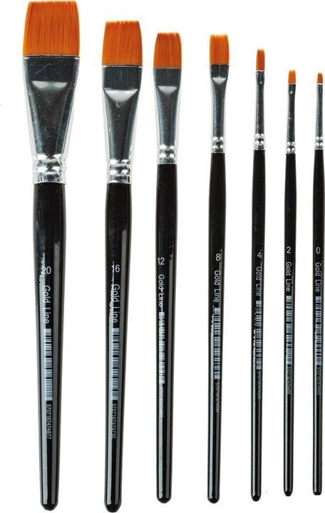 Productafbeelding Creativ Company Nylon haarborstel 7 maten (24 mm)