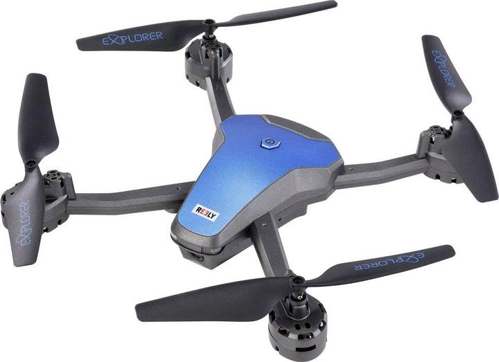 Actual product image Reely Marathon Quadrocopter RtF beginner, camera flight blue (metallic) (30 min, 181 g, 0.00 Mpx)