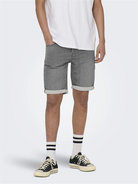 Actual product image Only & Sons ONSPly Life Reg Jog Jean Shorts (XS)
