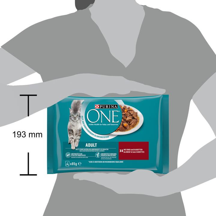 Immagine prodotto Purina ONE Adulti (Adulto, 4 pz., 360 g)
