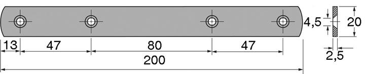 Produktbild Hettich Verbindungsplatten (Nagelplatte, 1 Stk.)