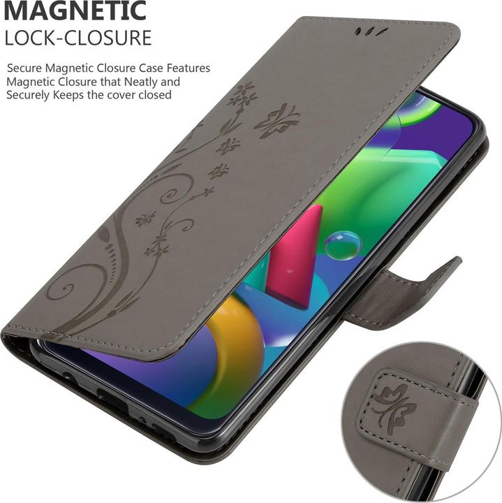 Productafbeelding Cadorabo Bloemen Boekomslag (Samsung Galaxy M31)