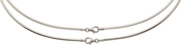 Produktbild Bijou Classic Collier Omega poliert und sattiniert 42 cm (Gold)