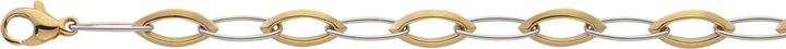 Bijou Classic Collier Fantasie halbmassiv 45 cm (Gold)