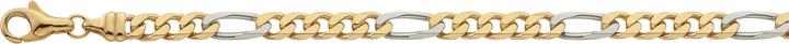 Produktbild Bijou Classic Collier Figaro geschliffen 42 cm (Gold)