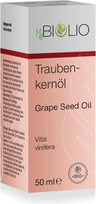 Actual product image MyBiolio Grape seed oil (Body oil, 50 ml)