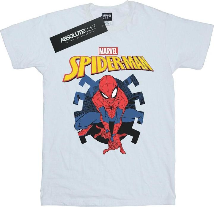 SpiderMan Web Shooting Emblem Logo TShirt (XXL)
