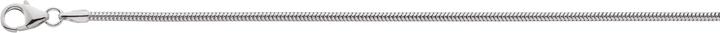 Actual product image Bijou Classic Collier Schlange 42 cm (Silver)