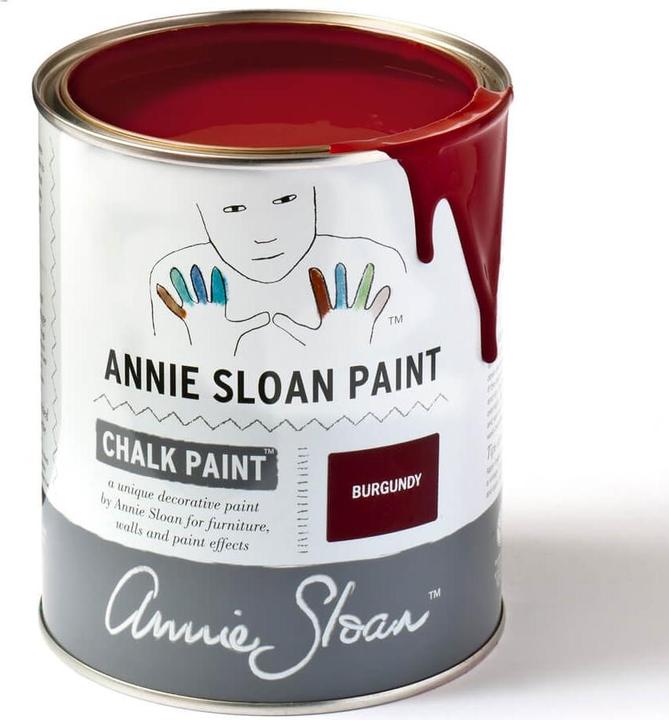 Actual product image Annie Sloan Chalk paint Burgundy litre (Burgundy, 1000 ml)