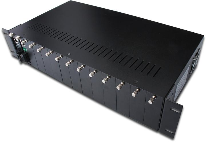 Produktbild Digitus 14 Sl. Medienkonverter Chassis (Netzwerk Zubehör)
