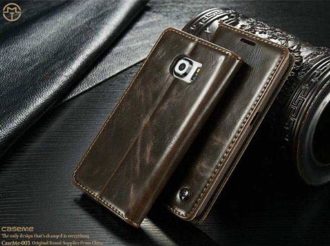 Actual product image Caseme Classic leather cover (Samsung Galaxy S6 Edge)