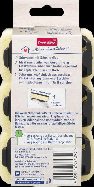 Produktbild dm Profissimo Geschirr- und Topfschwämme (3 Stk.)