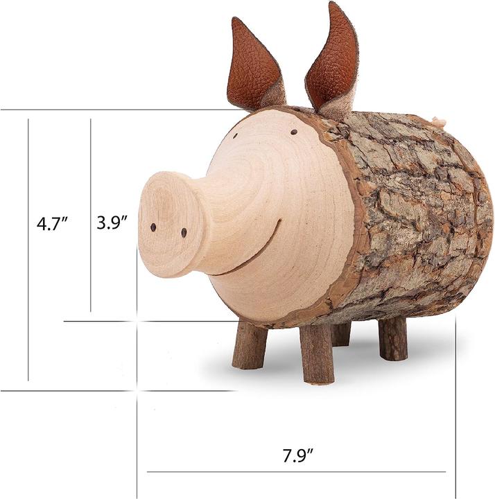 Produktbild Waldfabrik Sparschwein Rudi (19 x 9.5 x 11.5 cm)
