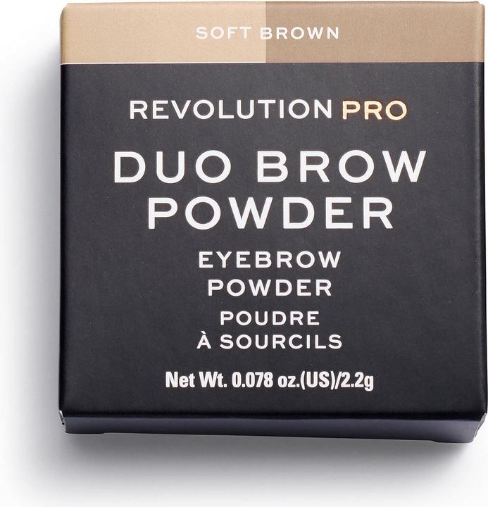 Image du produit Makeup Revolution Revolution Pro Duo Poudre à sourcils Soft Brown