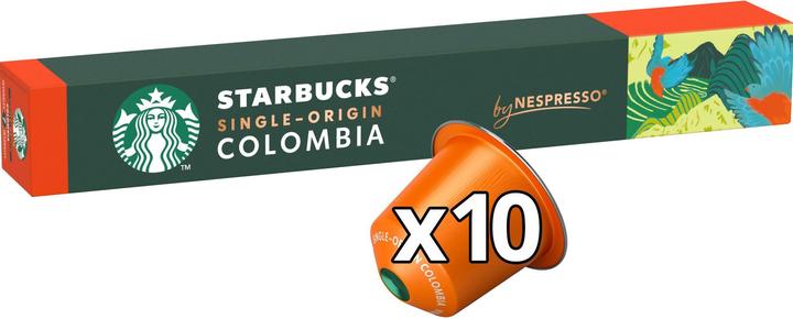 Actual product image Starbucks Coffee capsules Colombia Medium Roast 12 x 10 pieces (10 x Port.)