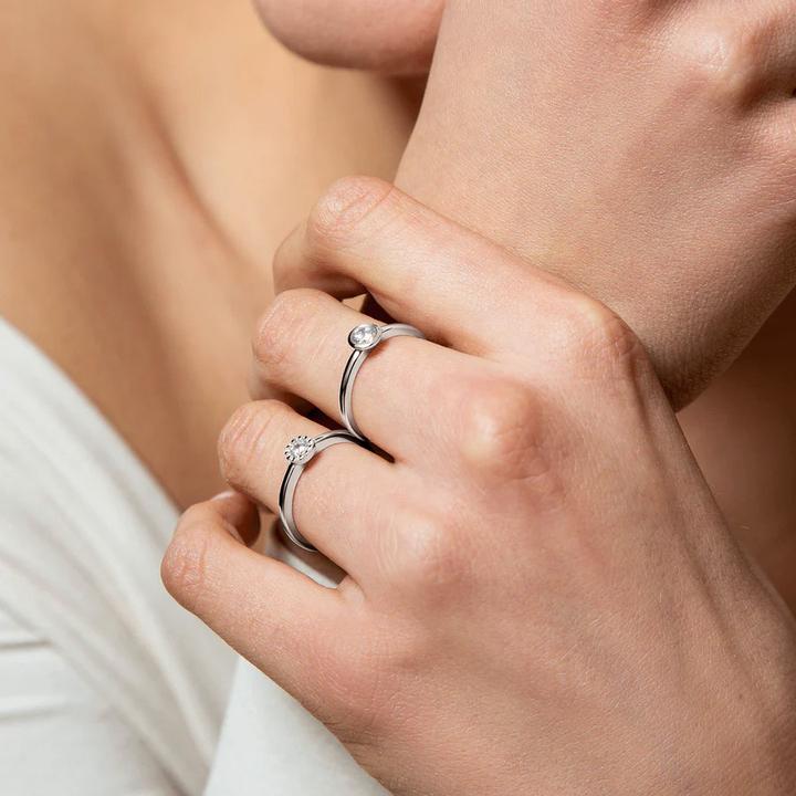 Produktbild Xenox Silver Circle Ring (52, 925 Silber)