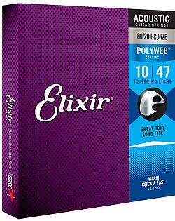Actual product image Gore Wear Elixir 11150 12-str. bronze poly 010/047 (12 x, Guitar)