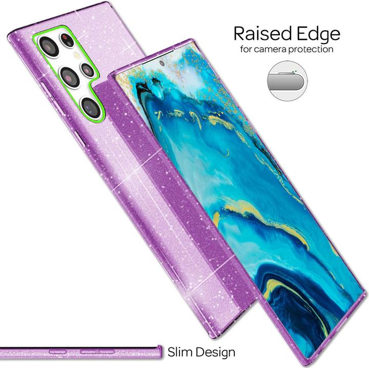 Produktbild Nalia Glitzer Handyhülle (Samsung Galaxy S22 Ultra)