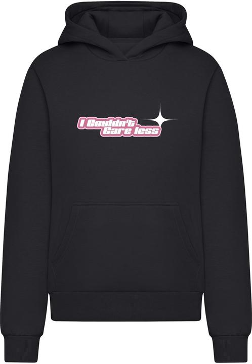 Miss Tee Couldn't Care Less Ladies Fluffy Hoody - 180963