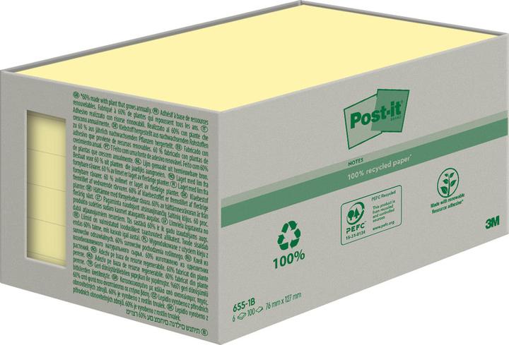Actual product image Post-it recycling (127 x 76 mm)