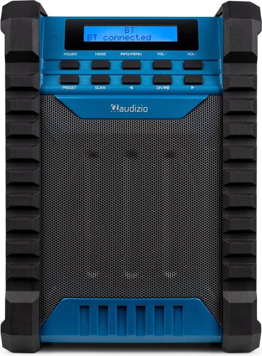 Actual product image Audizio Baustellenradio Temi Blau, Radio Tuner: FM, DAB+ (FM, DAB+, Bluetooth)